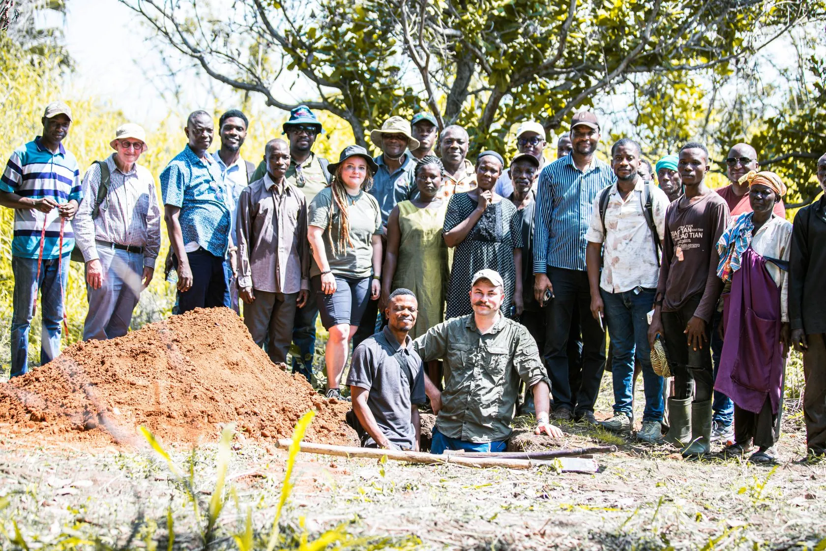 Community engagement at Kintampo Dark Earth sites